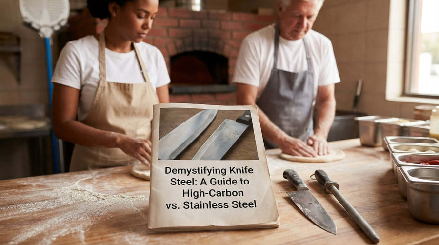 Demystifying Knife Steel: A Guide to High-Carbon vs. Stainless Steel