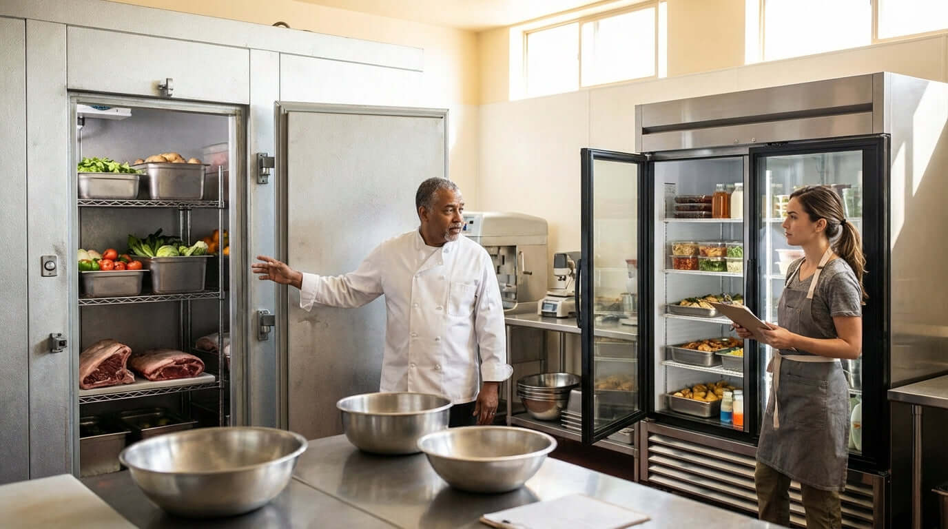 Walk-In Cooler vs. Reach-In Refrigerator: Which is Right for Your Kitchen?