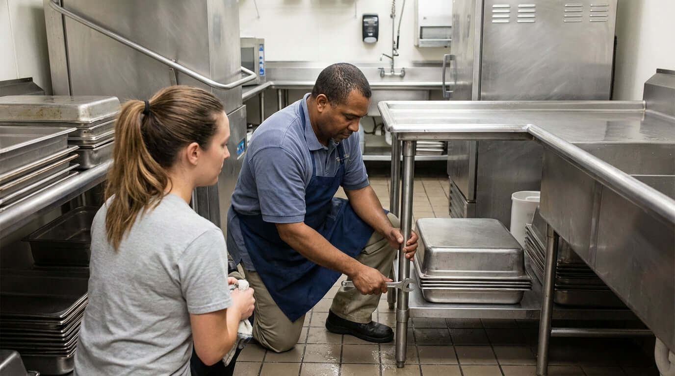 Extending Equipment Life: A Maintenance Guide for Dishtable Supports