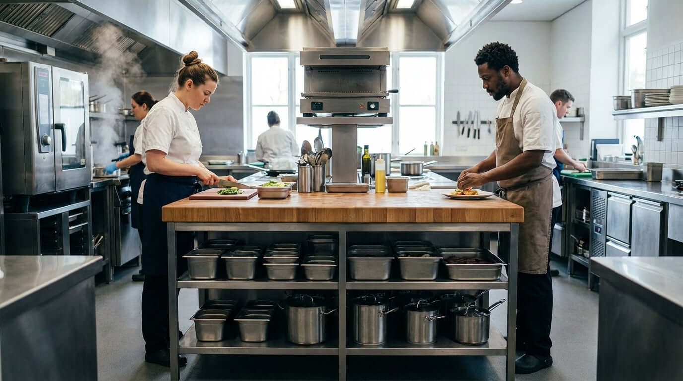 5 Ways an Undershelf Work Table Revolutionizes Kitchen Workflow