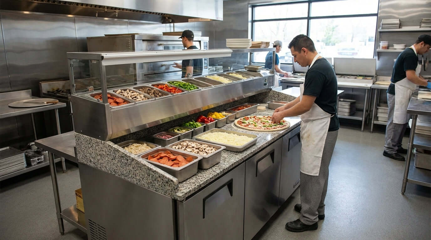 Streamline Your Service: How Pizza Prep Tables Boost Kitchen Efficiency