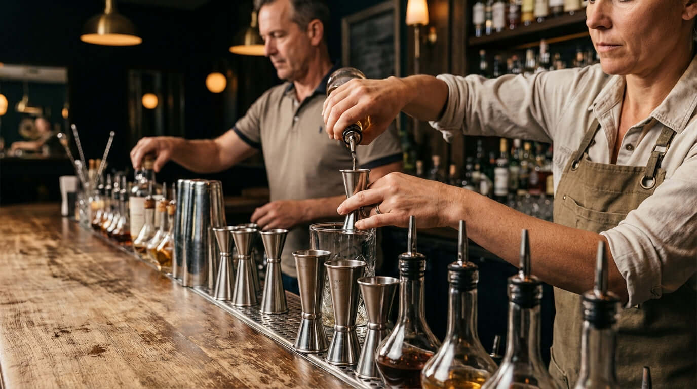 Jiggers and Pourers: The Key to Cocktail Consistency and Profitability