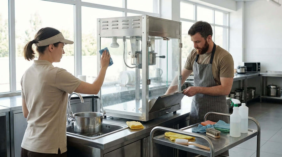 Keep it Popping: A Step-by-Step Guide to Cleaning Your Commercial Popper