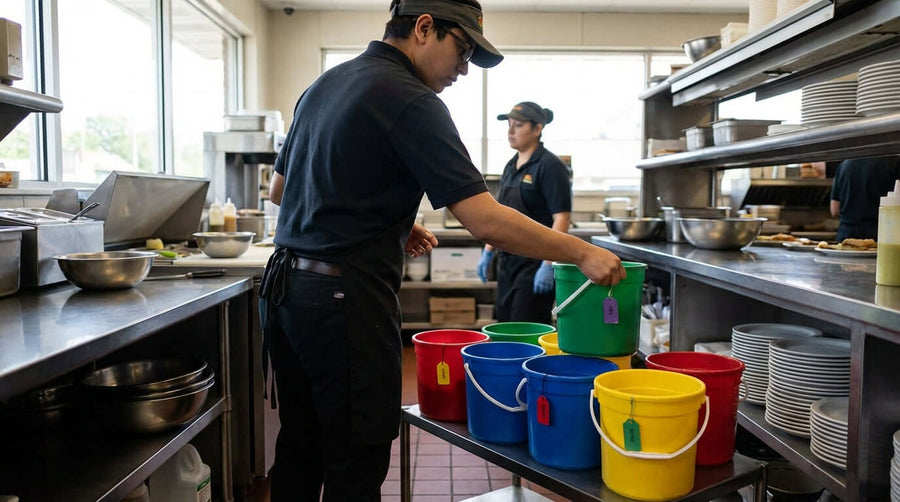 The Unsung Hero of HACCP: How Color-Coded Pails Safeguard Your Kitchen