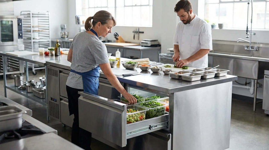 5 Ways a Worktop Refrigerator Will Revolutionize Your Kitchen Workflow