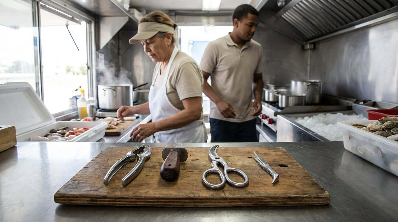 Beyond the Knife: 4 Essential Tools for Your Professional Seafood Station
