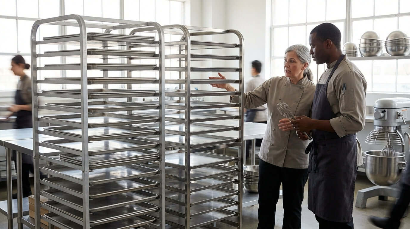 Aluminum vs. Stainless Steel Pan Racks: Which is Best for Your Kitchen?