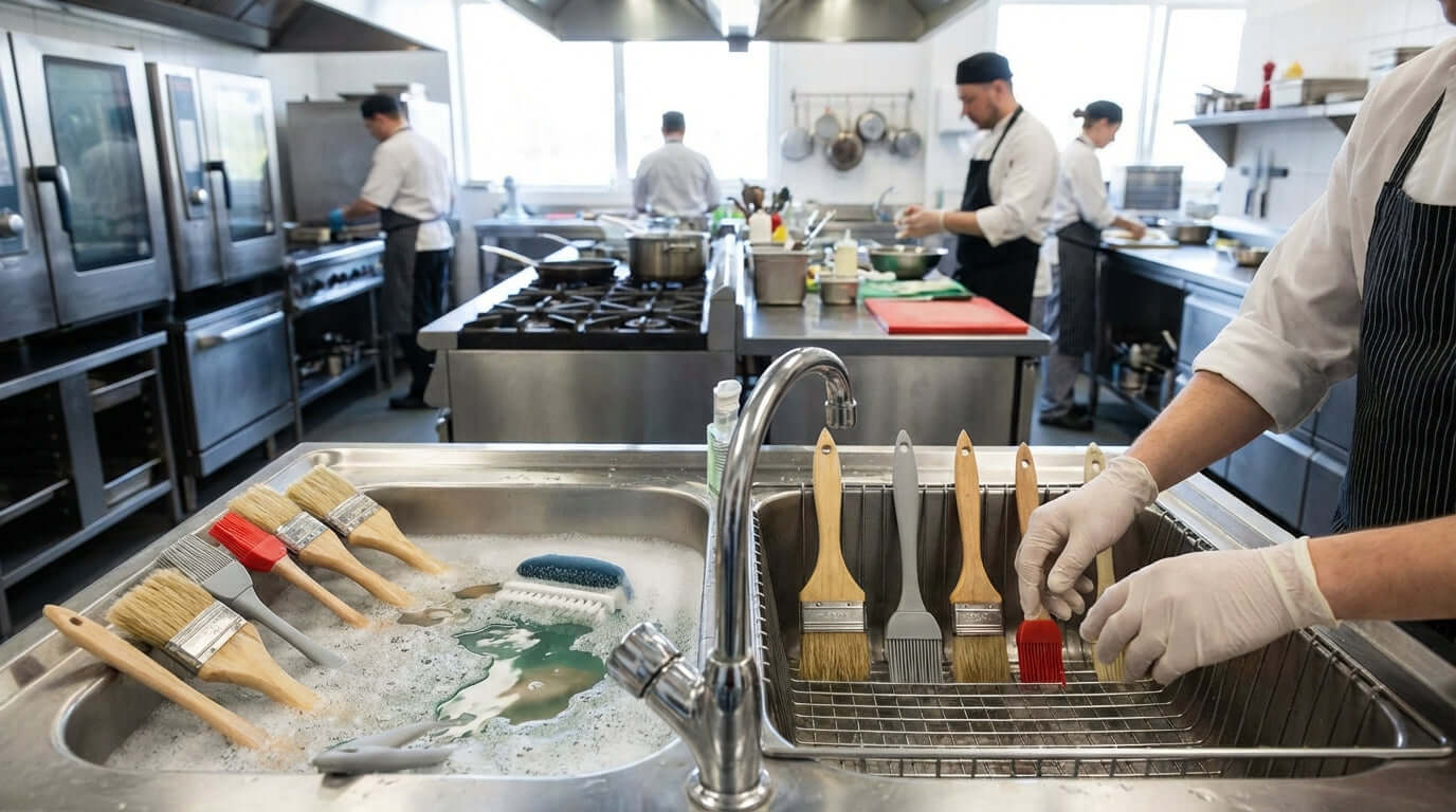 How to Properly Clean and Sanitize Your Food Service Basting Brushes for Longevity