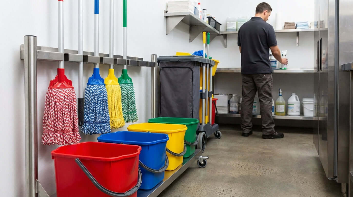 The Ultimate Guide to Color-Coded Mops for HACCP Compliance