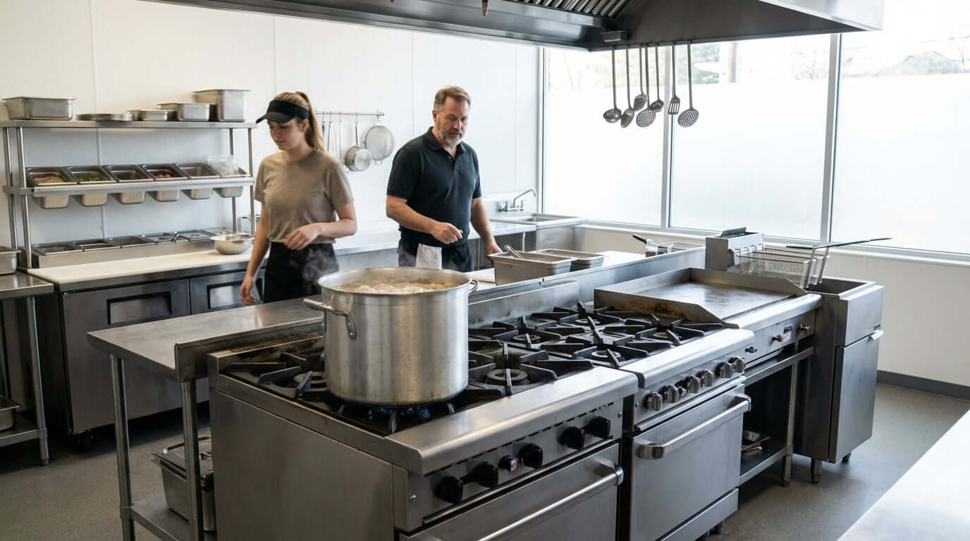 Comment arranger votre ligne de cuisson pour une efficacité maximale avec une cuisinière à bouillon