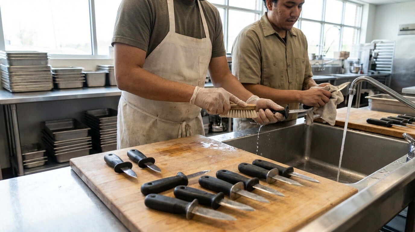 5 Essential Tips for Cleaning and Maintaining Your Commercial Oyster Knives