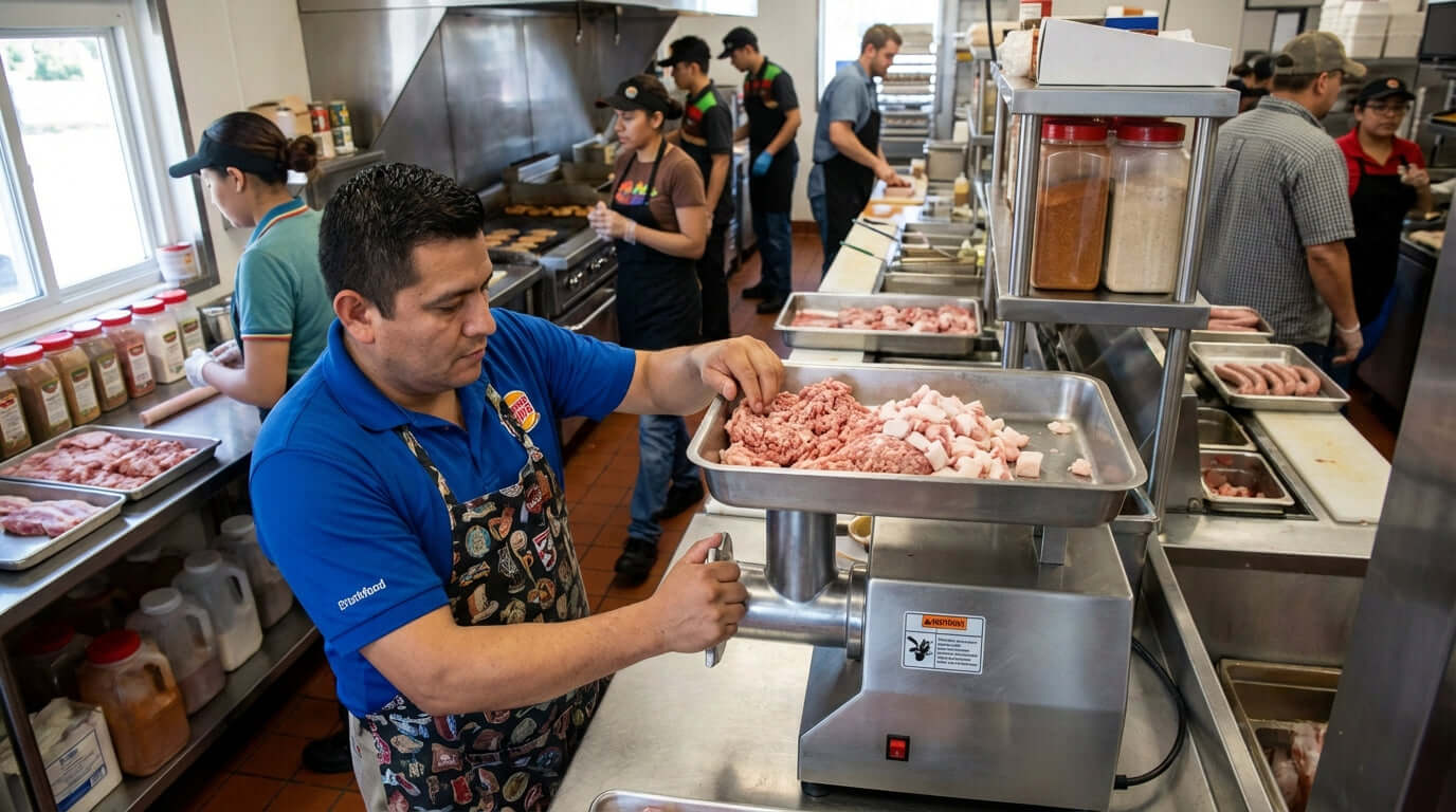 The Secret to Perfect Sausages: Mastering Fat-to-Meat Ratios with Your Mixer