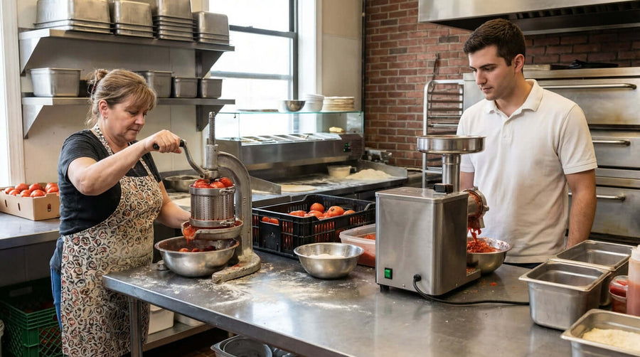 Manual vs. Electric: How to Choose the Right Commercial Tomato Squeezer