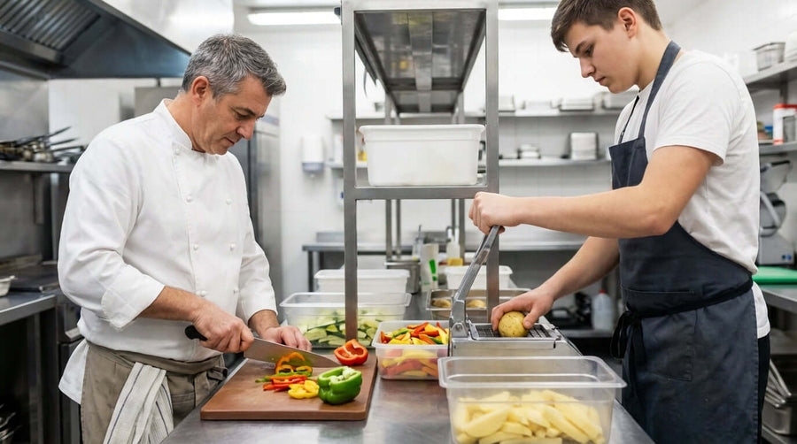 Knife vs. Wedger: A Food Prep Safety and Efficiency Showdown
