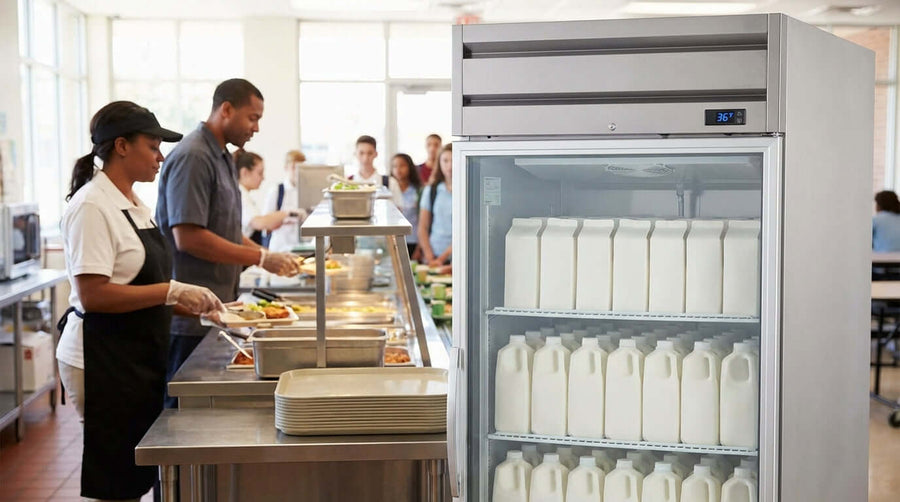 Why a School Milk Cooler is a Non-Negotiable for Cafeteria Safety and Efficiency