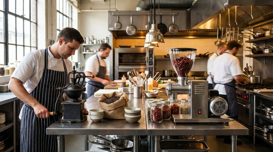 Manual vs. Electric Grinders: Which is Right for Your Commercial Kitchen?