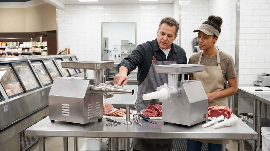 Stainless Steel vs. Plastic: Which Grinder Spout Material is Best for Your Business?