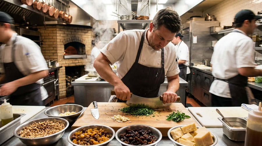 More Than Just Pizza: Surprising Uses for a Mezzaluna Knife in a Commercial Kitchen