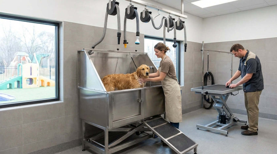 Lifts, Ramps, and Sprayers: Must-Have Features in a Modern Dog Washing Station