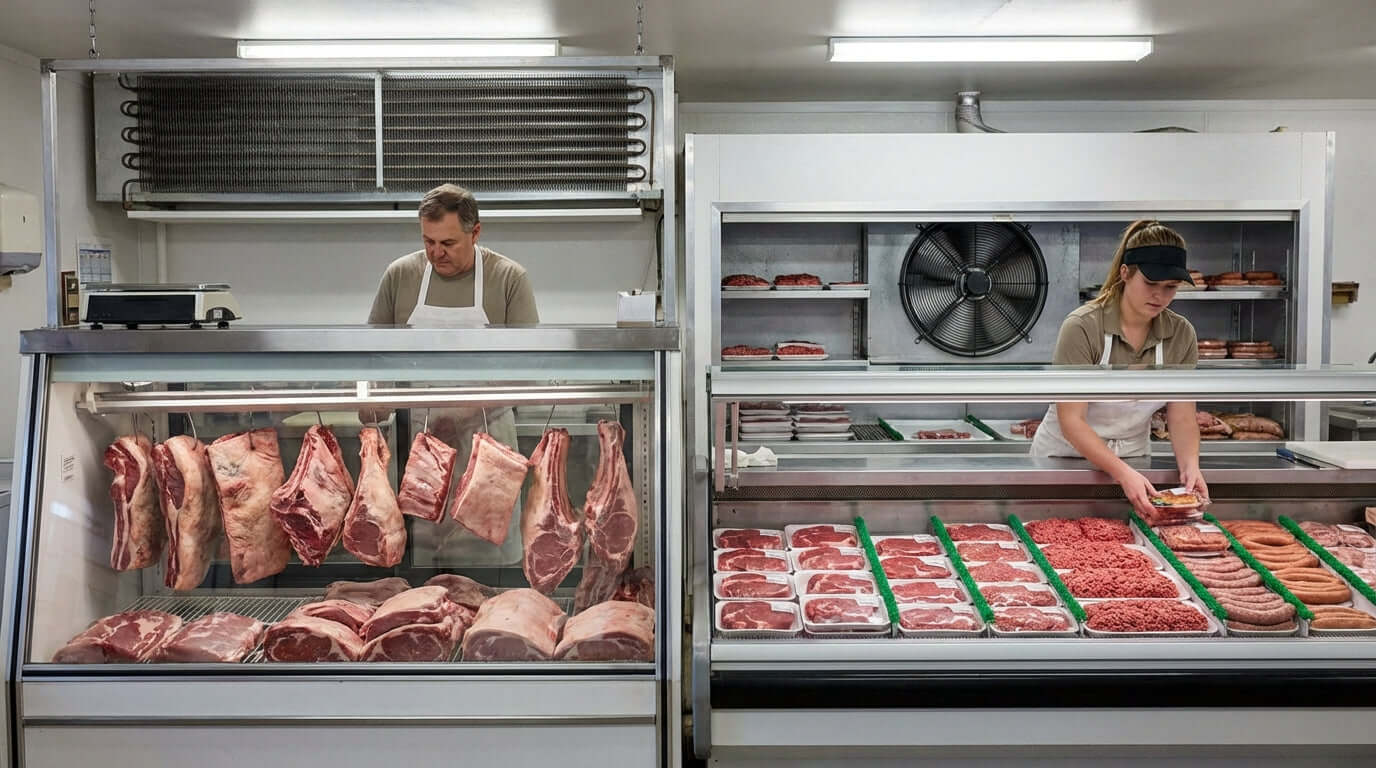 Gravity Coil vs. Forced Air: Which Refrigeration is Best for Fresh Meat?