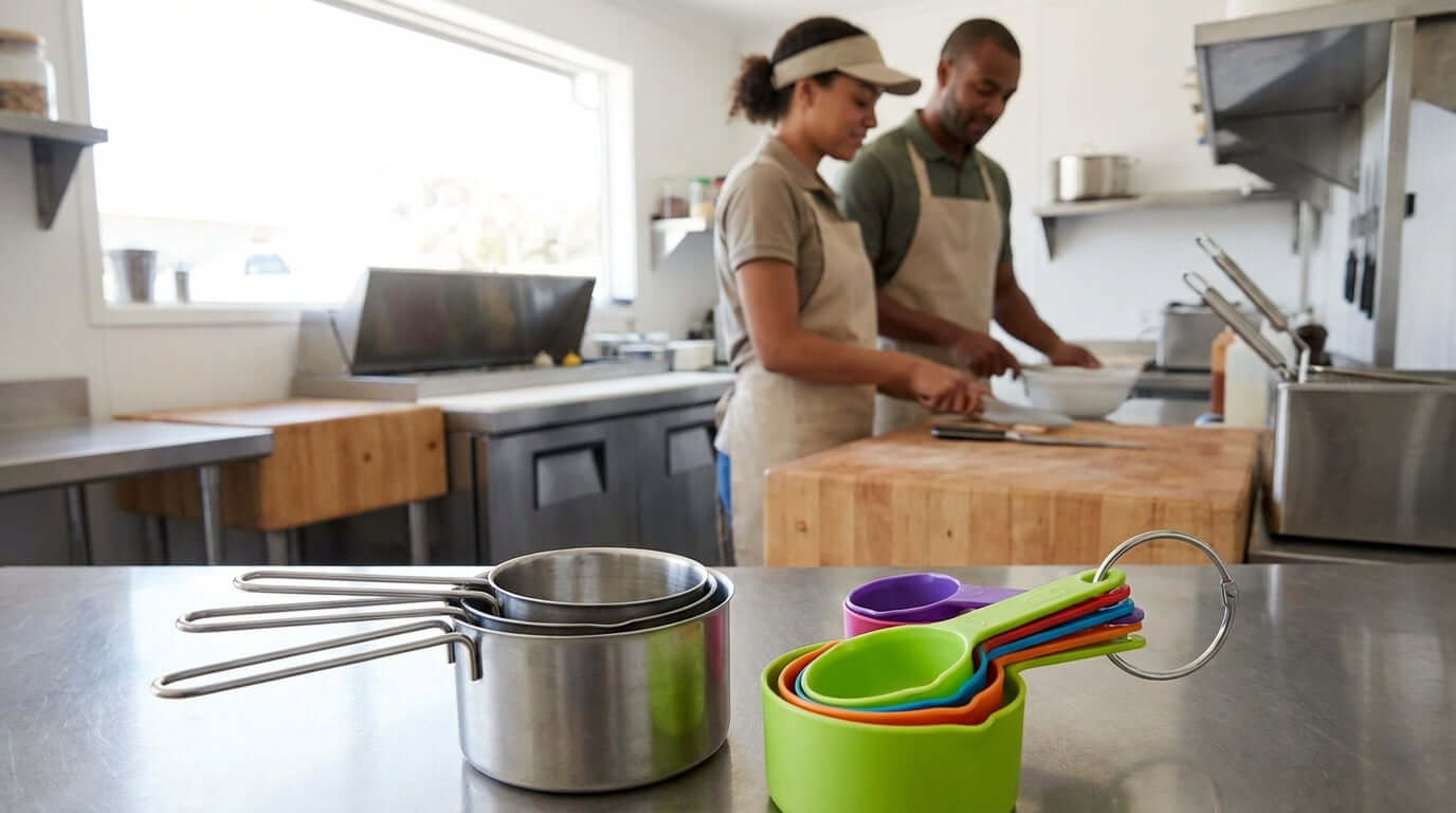 Stainless Steel vs. Plastic: Choosing the Best Measuring Cups for Your Restaurant