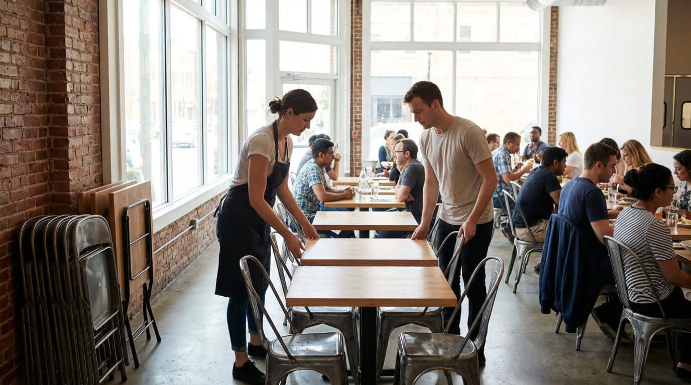 Maximizing Your Floor Plan: How Folding Furniture Can Boost Your Restaurants Seating Capacity