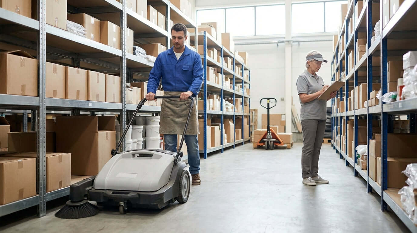 Reduce Cleaning Time and Labor Costs: The Smart ROI of Mechanical Sweepers