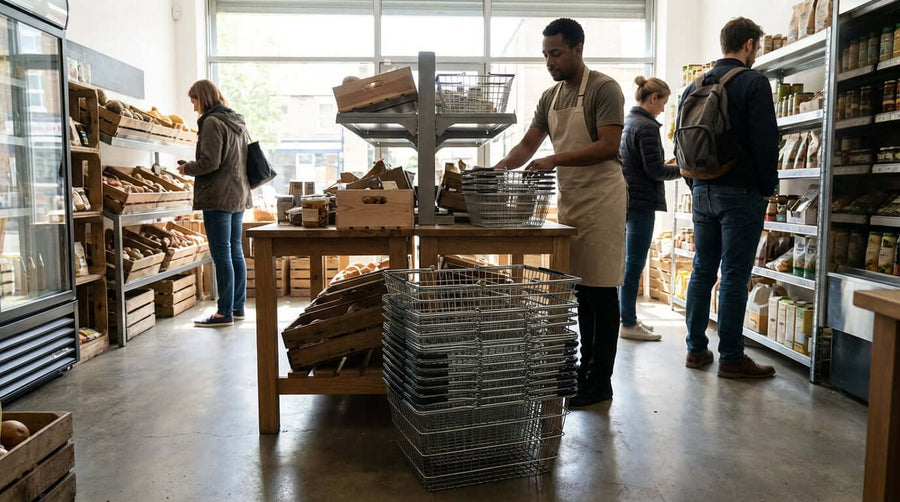 Small Store, Big Sales: Choosing the Best Shopping Baskets for Compact Retail Spaces.