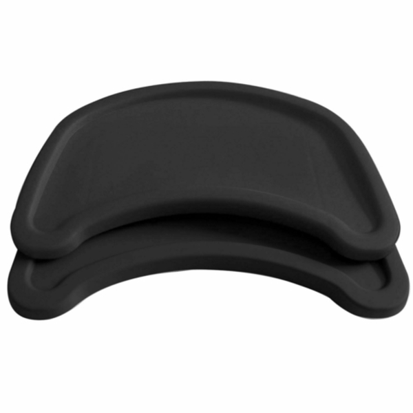High Chairs black contoured booster seat insert for commercial restaurant toddler seating