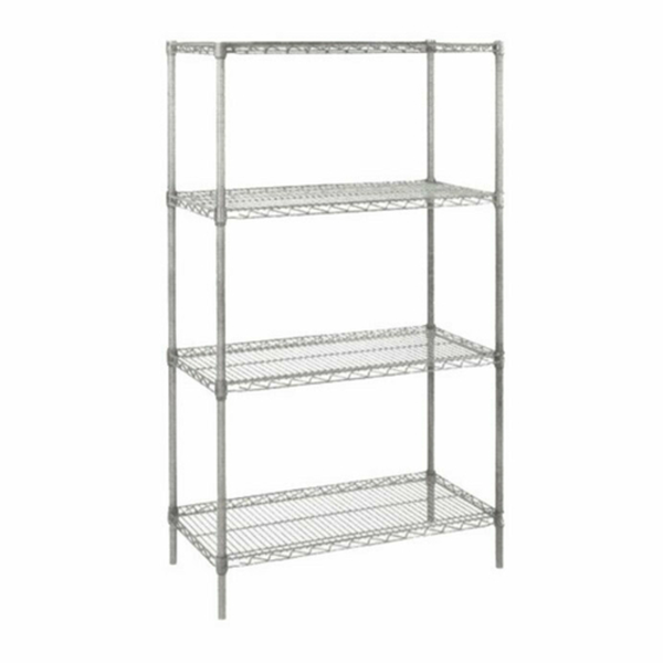 EFI Sales N-S1824C 24-Inch Wide Bright Chrome Wire Shelving Kit