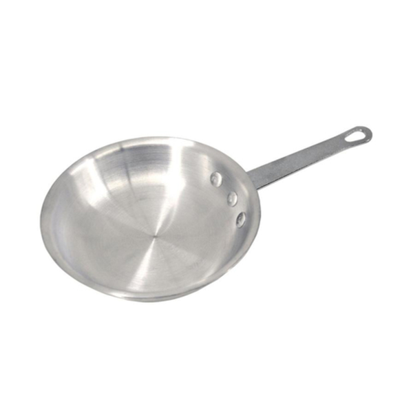 Fry Pans commercial-grade stainless steel fry pan with long handle, ideal for searing, sautéing and pan-frying