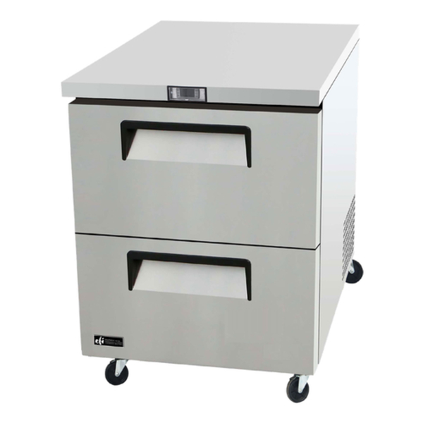 Under Counter Freezers commercial 2-drawer stainless steel undercounter freezer on casters for restaurant and bar kitchens