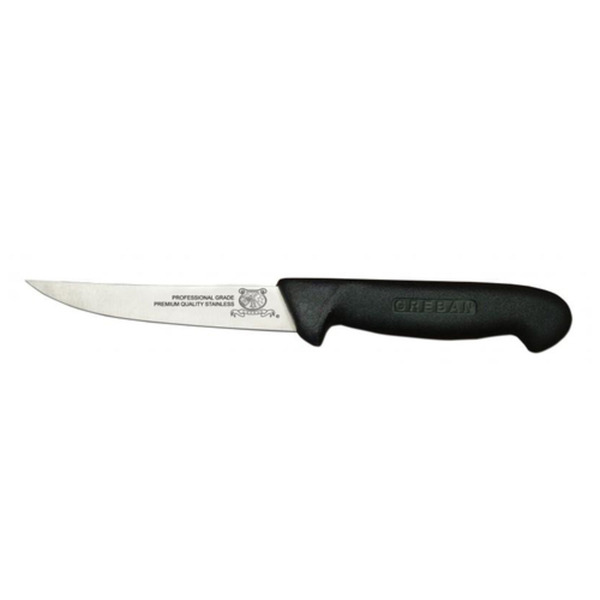 Poultry Knives professional boning knife with curved stainless steel blade and black ergonomic handle for foodservice kitchens