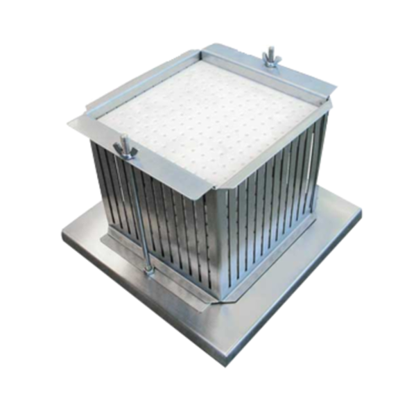 Alt Tag: Spiedini Makers stainless steel arrosticini box skewer maker for fast, consistent meat and vegetable kebab production