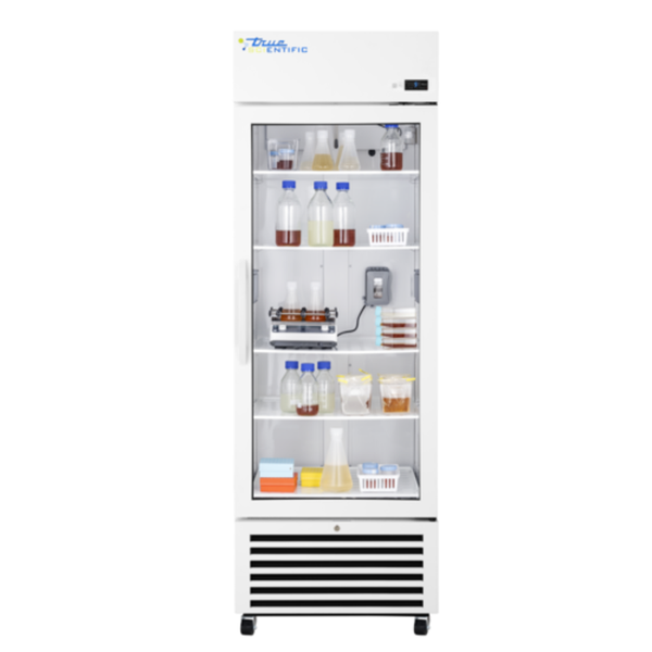True Scientific TSCI-550CR-SWGRWW-1A 20 Cu. Ft. Glass Door Medical Refrigerator