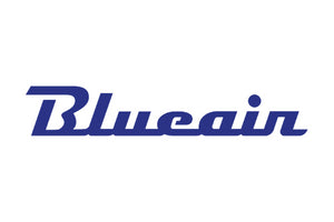 Blueain logo in blue on a white background