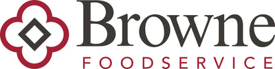 Browne Foodservice logo with red and black design