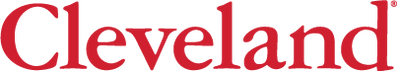 Red 'Cleveland' logo on a white background