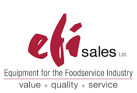 Logo of elfi sales Ltd. with tagline 'Equipment for the Foodservice Industry' on a white background
