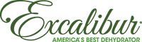 Excalibur logo with text 'America's Best Dehydrator' on a white background