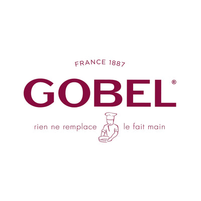 Gobel logo with brand name and tagline on a white background