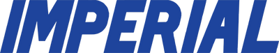 Imperial logo in blue on a white background