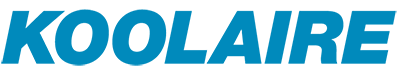 Koolaire logo in blue on a white background