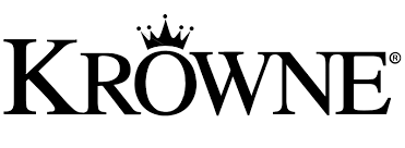 Krowne logo with a crown on a white background