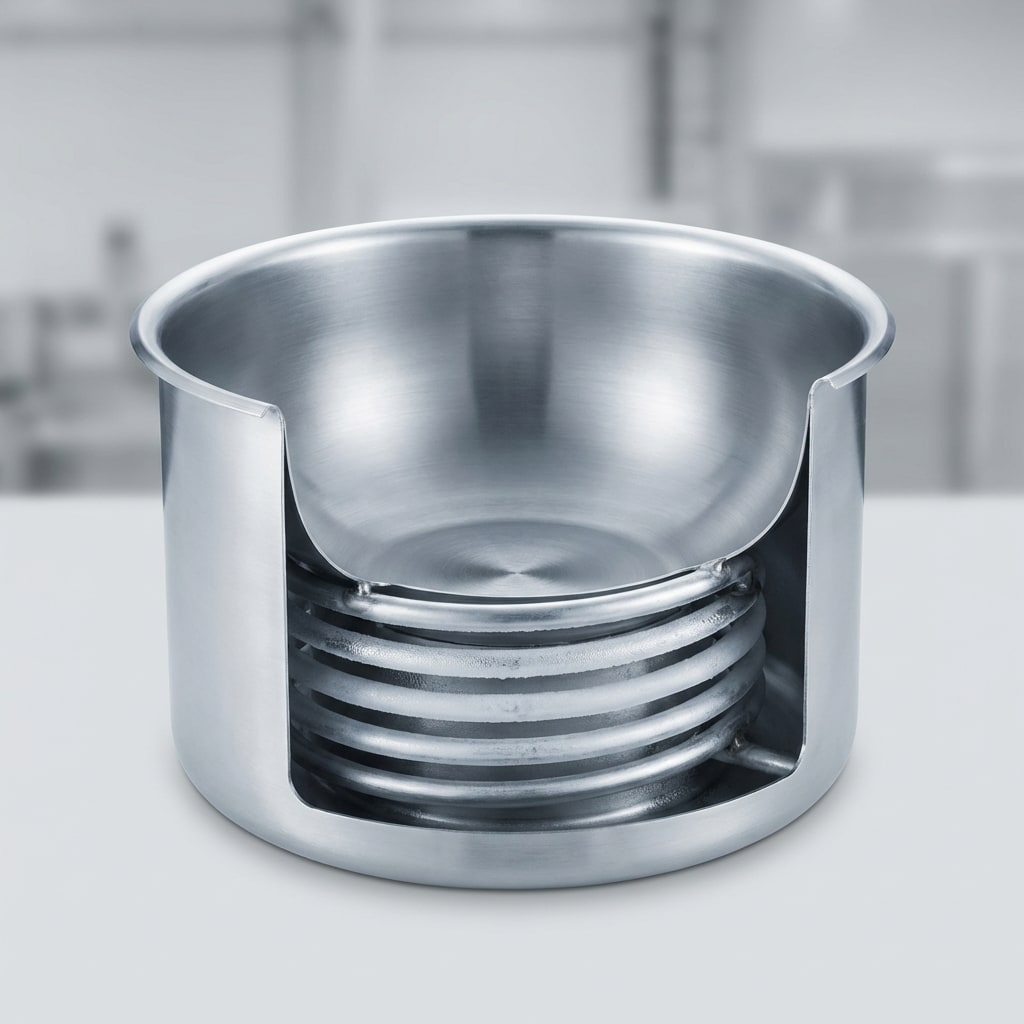 Musso Integrated Stainless Bowl Image 1