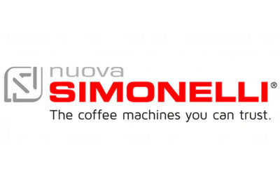 Nuova Simonelli logo with tagline on a white background