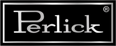 Perlick logo on a black background
