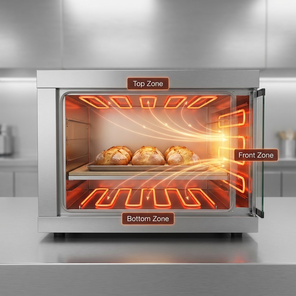 PizzaMaster 3-Zone Heat Regulation Image 1
