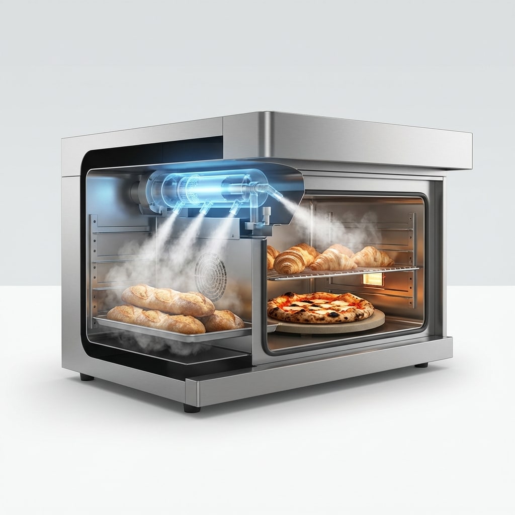 PizzaMaster Patented Integrated Steam System Image 4