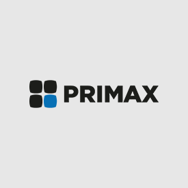 Primax logo on a white background